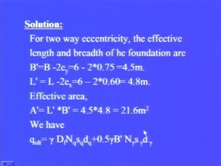 (Refer Slide Time: 53:57) Now, again in the case of 2 way eccentricity, we will have to find out effective width.