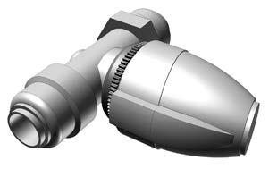 Illustration of how the valve and actuator is placed inside the chilled beam, A example,.