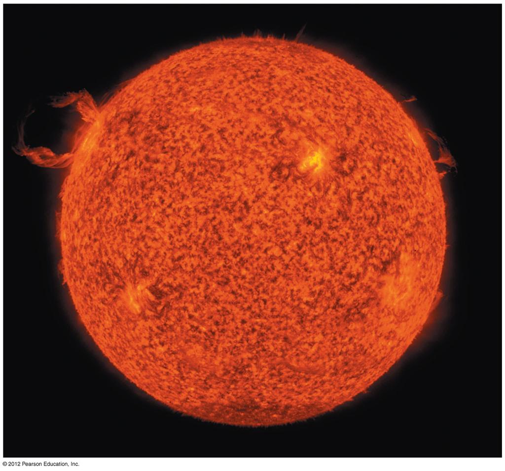 Magnetic activity causes solar flares that send