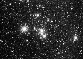 associated with the cluster but is rather a foreground object at a distance of only about 3,000 light years. The nebula is easily picked out in an 8 or larger scope from a dark sky sight.