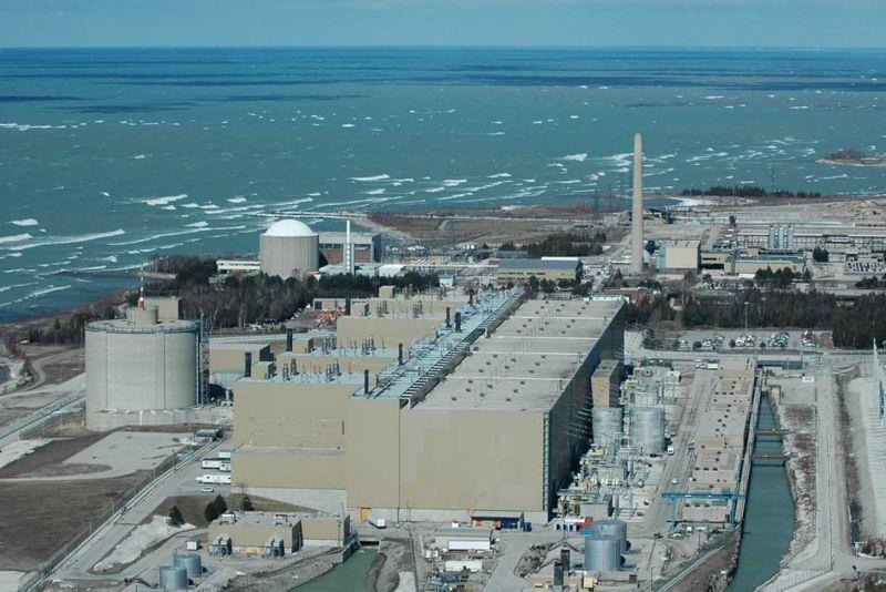 Nuclear power plants can generate large amounts of electricity. Ontario, Quebec and New Brunswick currently generate nuclear power.