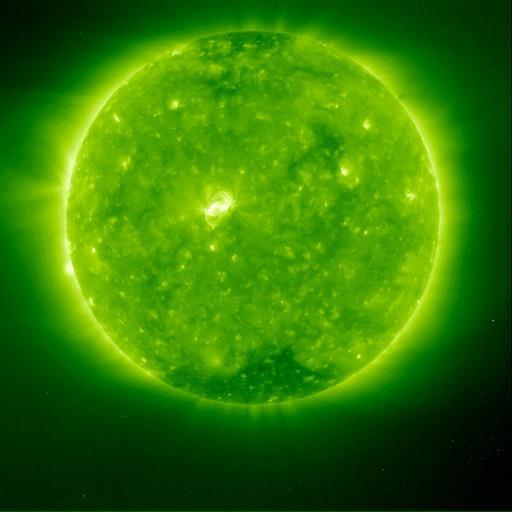 So most of the elements in the corona is highly ionized. Fast-moving ions can escape the Sun's gravitational attraction.