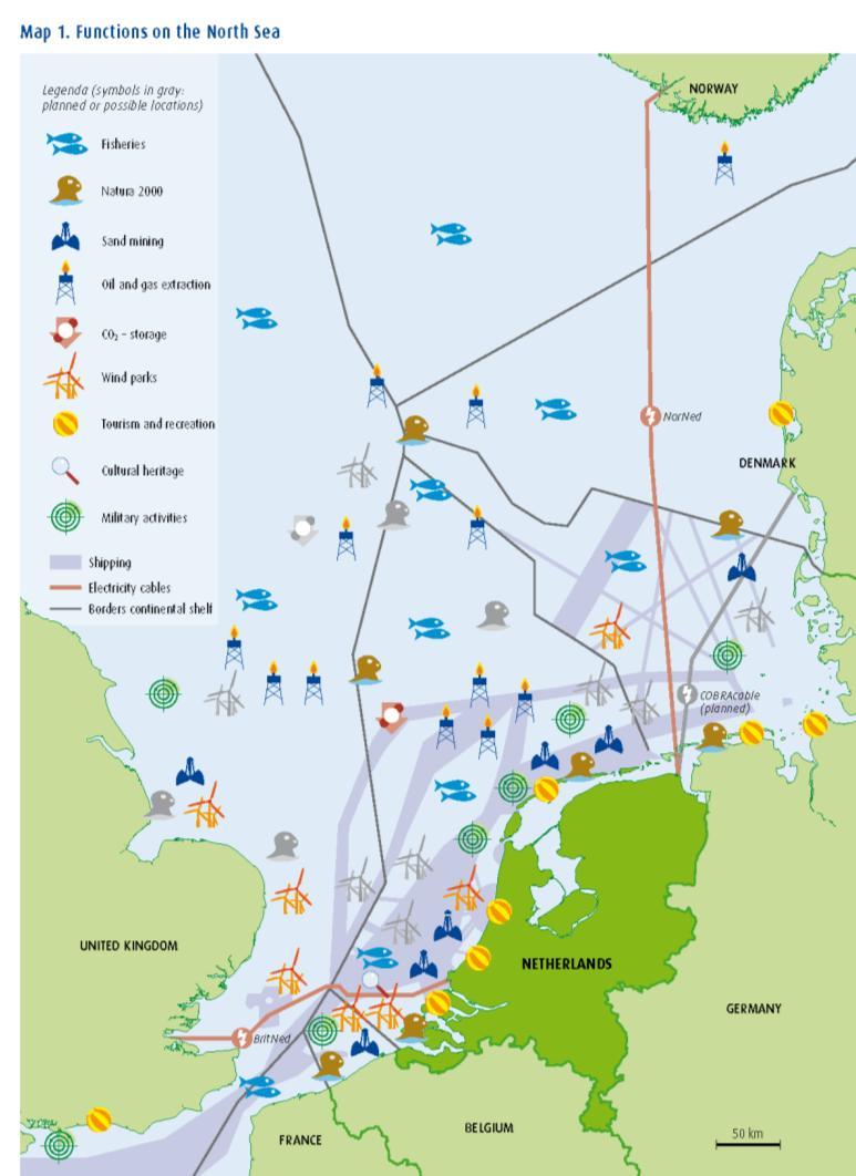 Analysing future use Outline each sector s objectives which are then integrated into common objectives, taking into account the significance of the North Sea to Dutch society.