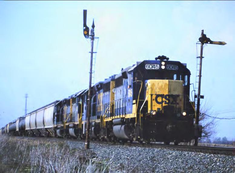 JOURNAL OF THE CSXT HISTORICAL SOCIETY Volume 7 Number 2 A CSXT MONON SYSTEM ABANDONMENT CSXTHS is not affiliated with CSX Transportation and is a nonprofit corporation