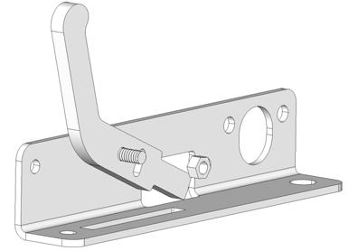 -1/4 turn to allow lever, Item #4 to pivot freely 4 1B - Lever
