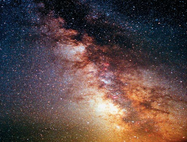 Have you ever seen the Milky Way? The Milky Way is a galaxy, or a huge group of stars, gases, and dust. Almost everything in the nighttime sky is part of the Milky Way Galaxy.