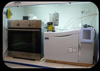 GC/FID/TCD Clarus, Perkin Elmer Gas chromatograph Gas chromatograph with: Thermal conduction detector Flame-ionization