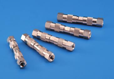 Columns are available in 0, 0, and 0mm lengths with.6,.0,.0,. and.0mm internal diameters. Both and μm particle sizes are available, with typical efficiencies equivalent to standard analytical columns.