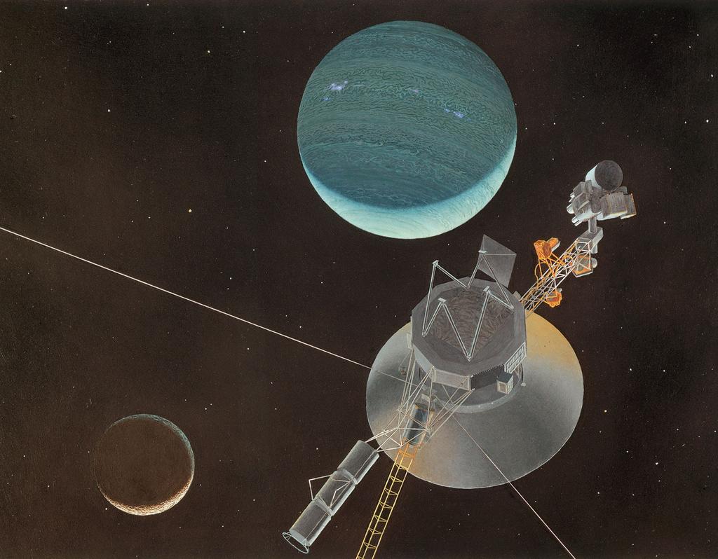 Voyager: Intergalactic Message In A Bottle Carrying messages to ET from Earth on a gold record Voyager 2 was launched by NASA on August 20, 1977 to study the outer Solar System and eventually