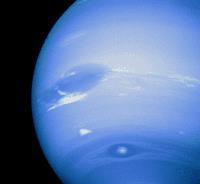 Neptune Warm gases rise and the cool gases sink, setting up the wind patterns in the atmosphere that create the belts of clouds.