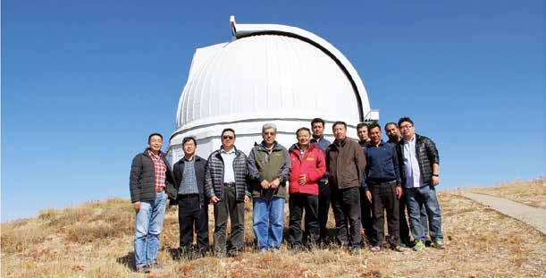BCAS Vol.32 No.3 2018 Astronomers from NAOC and UBAI celebrate commissioning after the acceptance of works on the upgrading of the 1-m telescope. XI Jinping made an official visit to Uzbekistan.
