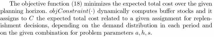 deterministic equivalent model A