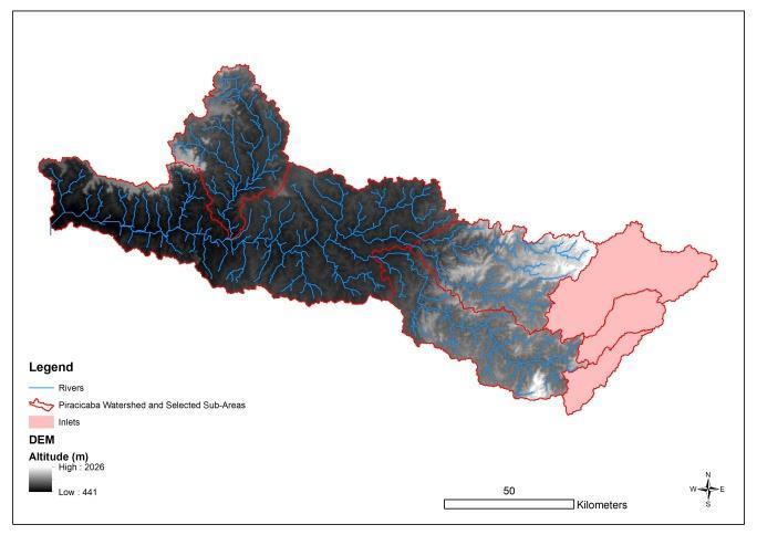 Model Set Up The Piracicaba Watershed ArcSWAT project was built using freely available data on the web, or provided by Government agencies and
