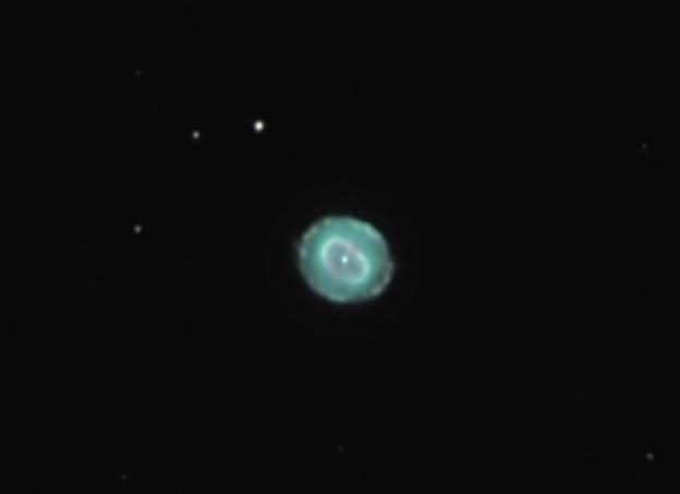 Another Deep Sky Object of interest in Andromeda NGC 7669 Blue Snowball Nebula Distance 2,200 light