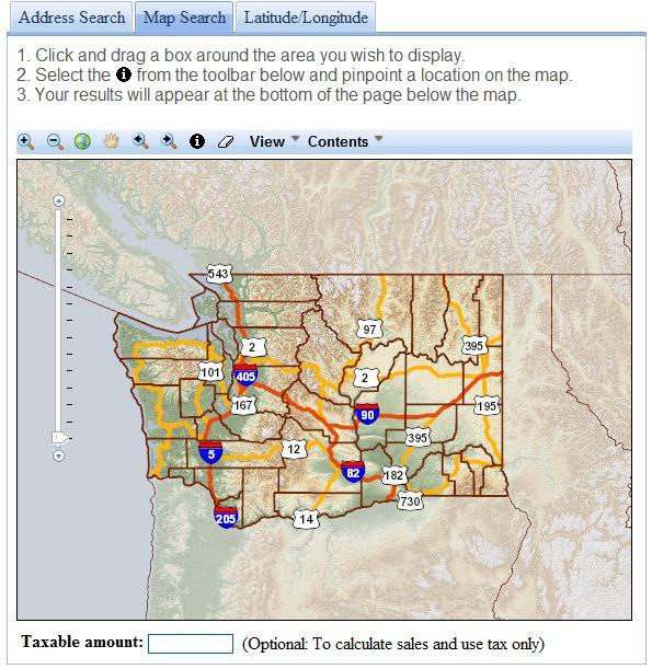GIS at the Agency New view of the State The full state view offers the user a bigger context of the area, they also see a