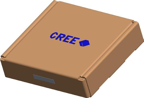 Packaging 6 Cree CXA1507 LEDs are packaged in trays of 20. Five trays are sealed in an anti-static bag and placed inside a carton, for a total of 100 LEDs per carton.