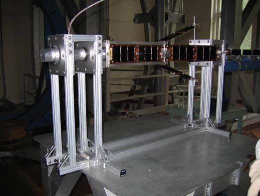 Space Dart Magnetic Testing Hardware Magnetic balancing performed at NASA Goddard s Spacecraft Magnetic Test Facility Helmholtz coil used to eliminate the effect of Earth s field on the measurements