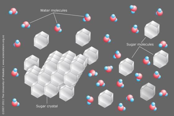Molecular Compounds in Water Covalent bonds are stronger than attractions between molecules and solvents