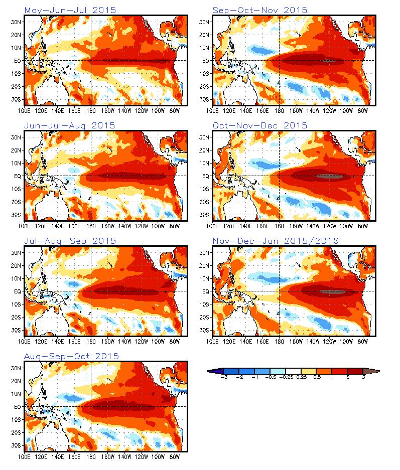 El Niño Conditions Continue! The NCEP CFS.
