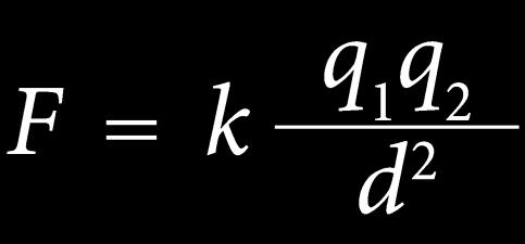 32.3 Coulomb s Law For charged objects, the force between the charges varies directly as the product of the charges and inversely as the square of the distance between them.