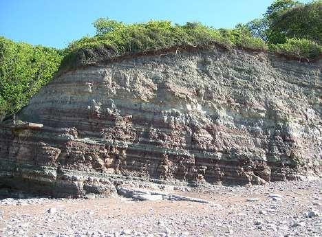 These are called the mantle and the core. Slide 10 / 107 The Structure of Earth Most of the crust is made up of rock. Much of this rock is sedimentary rock.