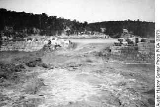 1900: Flood destroyed the Austin Dam.