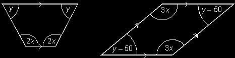 (d) Explain how you can tell that DEFG is a parallelogram. (1) (Total 4 marks) Q98. The diagrams show a trapezium and a parallelogram.