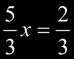 Remember that to solve equations, you must work backwards through the order of operations to find the value of the variable.