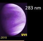The climate enigma Venus clouds are composed of H 2 SO 4 gas and aerosols.