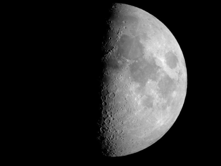 First Quarter Moon What we see The First quarter moon occurs when the moon is halfway between new and