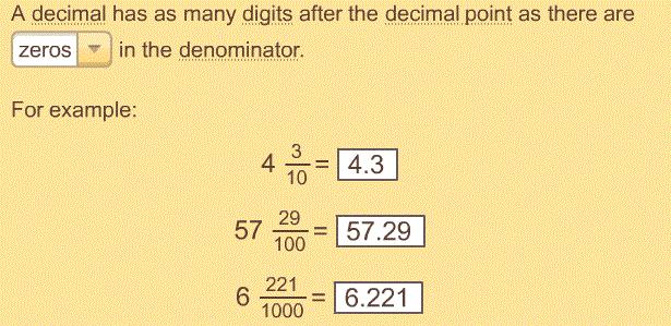 Then, Chapter 2 continues with a discussion of the three decimal places to the right of the decimal point. Chapter 3 shows how a decimal is read.