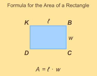 16. Formula for the Area of Squares and Rectangles Approximate Length: 1.