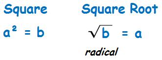 Square and Square Roots: Squaring a Number Square Root Multiply that number by