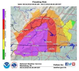 Flood Threats Saturday Sunday Flash Flooding and River Flooding significant to