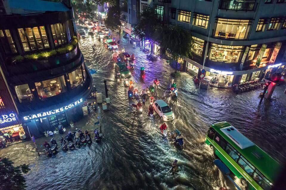 in Ho Chi Minh city, 2016 => Causing floods,