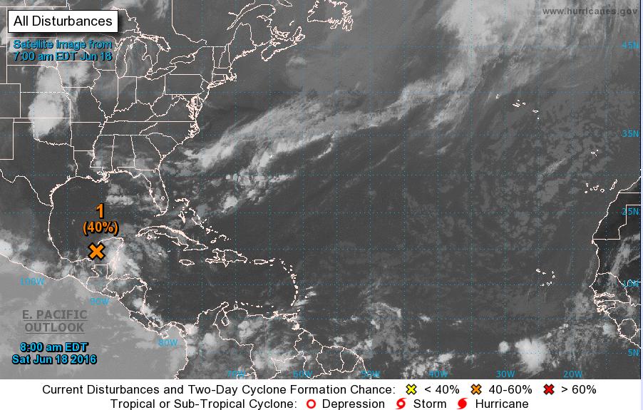 Tropical Outlook Atlantic Disturbance 1: (as of 8:00 a.m.