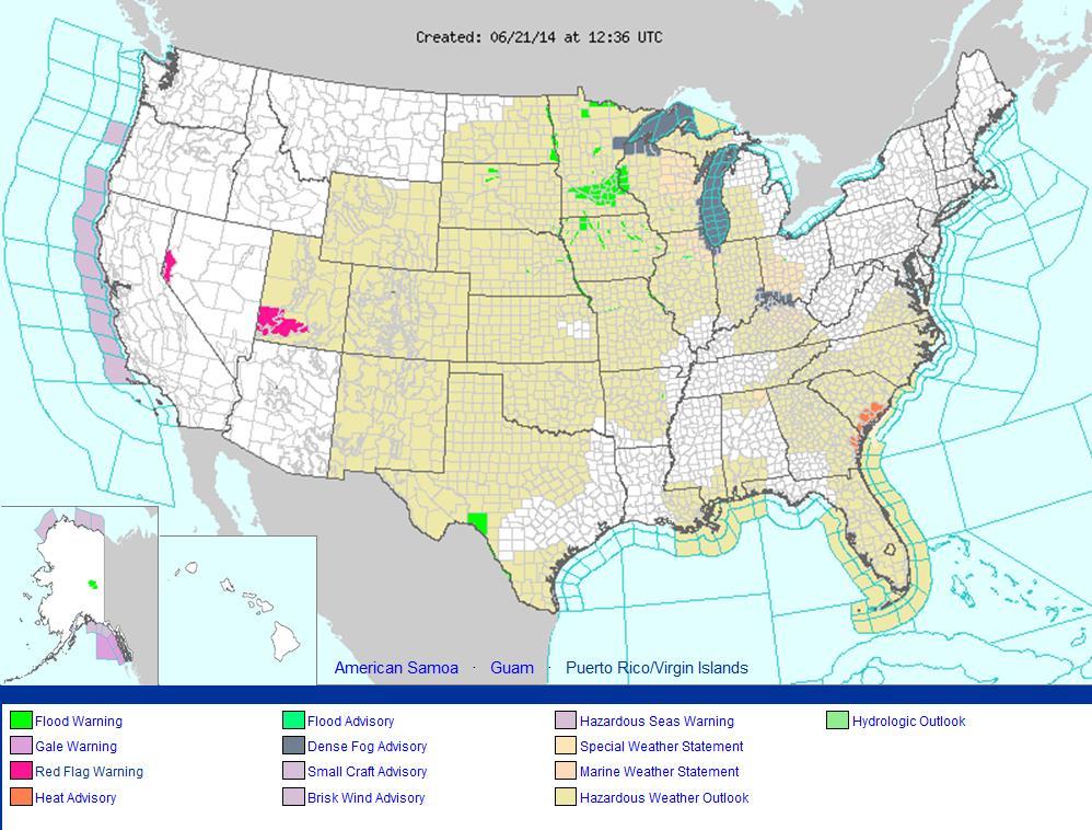 Active Watches/Warnings