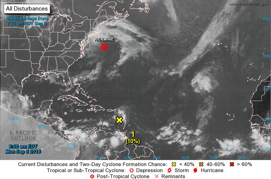 Tropical Outlook - Atlantic http://www.nhc.noaa.gov/ Disturbance 1 (as of 8:00 a.m.