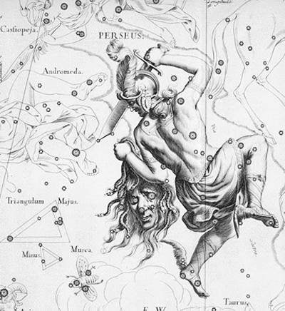 Algol, Beta Perseus, second brightest star in the constellation Perseus Ancient Arabs called the star Al-Ghul, the Ghoul The Hebrews knew Algol as Rosh Ha Satan, Satan's Head, or perhaps Rosh Ha