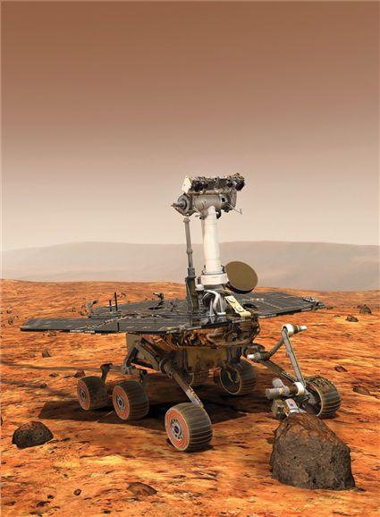Both rovers were highly successful in their searches. For example, Opportunity took the pictures shown in figure 9.