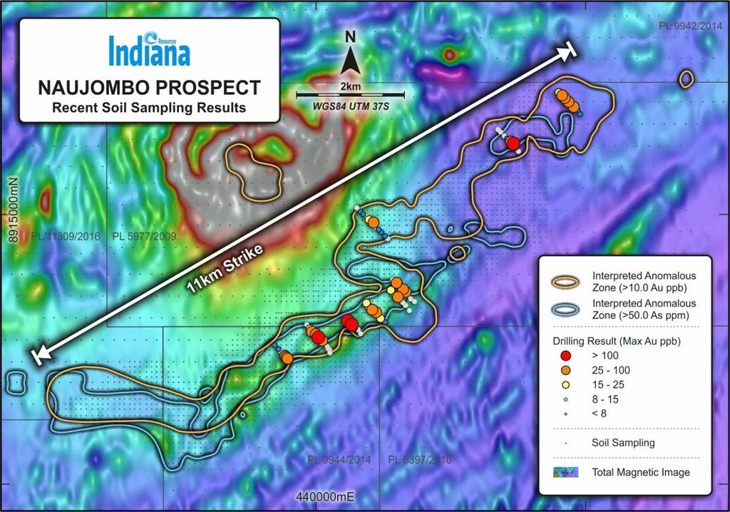 Competent Person s Statement Information relating to exploration results at the Naujombo Gold Prospect reported in this announcement, is based on data collected under the supervision of Mr.