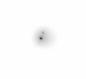 8b. Figures and tables Figure 1: AstraLux i -band image of the target binary J04373746-0229282, which has been astrometrically monitored over a long time baseline (Bonnefoy et al., in prep.