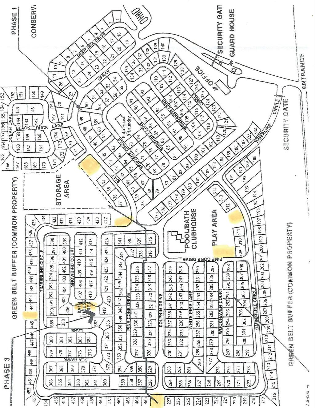 Highlighted Areas Designate