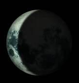 New moon: (0% None reflected