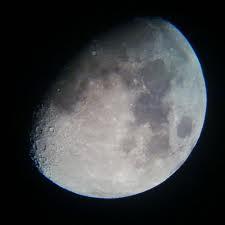 Waxing gibbous - more than 1/2 of moon s face is visible (lasts several days) 5.
