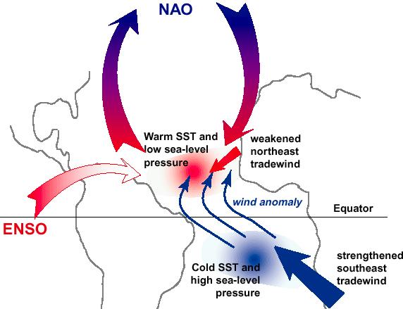 Extent of land influences? Climate predictability beyond tropics?