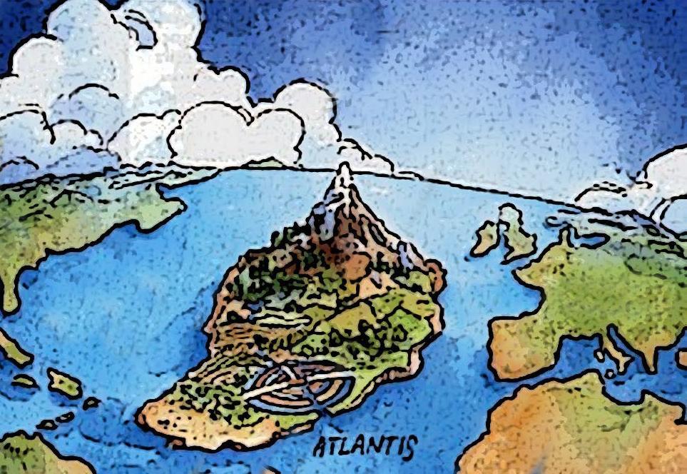 ATLANTIS Though today Atlantis is often considered as a peaceful utopia, the Atlantis that Plato described in his story was very different. In his book, it was a sophisticated but evil empire.