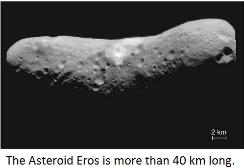 Asteroids are also known as "minor planets." They are made up of much of the same stuff as planets, but they are much smaller.