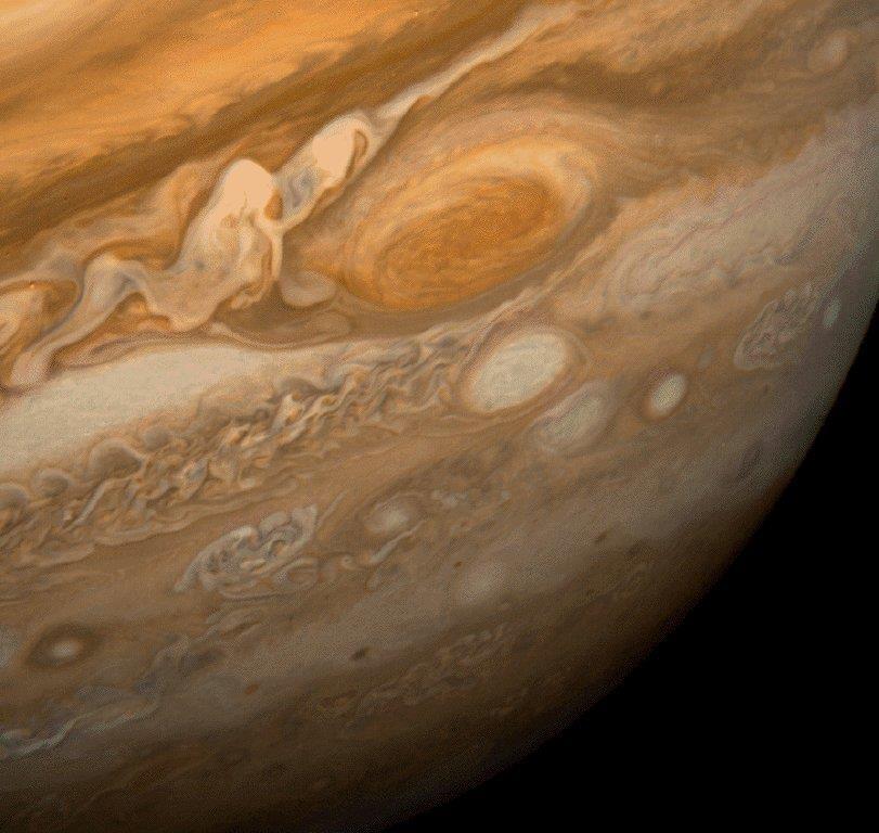 (3) The Great Red Spot is a storm system Great Red Spot is a storm that has lasted several hundred years