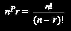 Permutation (Formula) To calculate the number of permutations n and r are positive integers, n r, and n is the total number of elements in the set and r is the number to be ordered.